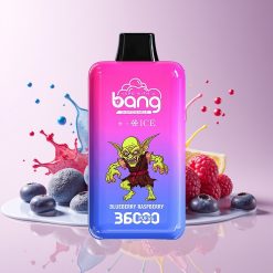 Bang 36000 Ice Level Mustikka Vadelma 36ml Tukkukauppa Suomi