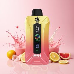 Bang Beach Smart Screen 20000 Puffit Kertakäyttöinen Höyrystin Vaaleanpunainen Sitruunalimsa 35ml Tukkukauppa Suomi