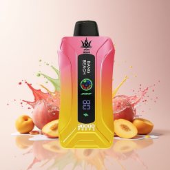 Bang Beach Smart Screen 20000 Puhallus Käytettä Vape Persikka Mango 35ml Tukkukauppa Suomi