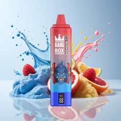 Bang Box King 20000 Puffs Kertakäyttöinen Höyrystin Sininen Vadelma Jää 35ml Tukkukauppa Suomi