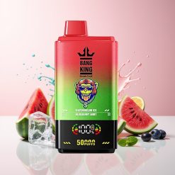 Bang King 50000 Vesimeloni-Jääsinappi-Bluebertyminttu 50ml Tukkukauppa Suomi