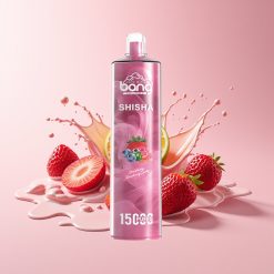 Bang Shisha 15000 Puffs Mansikka Vadelmakarkki 23ml Tukkukauppa Suomi