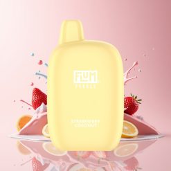 FLUM Pebble 6000 Suut 10ml Mansikka-Kookos Tukkukauppa Suomi