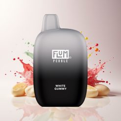 FLUM Pebble 6000 Valkoinen Gummy 10ml Tukkukauppa Suomi
