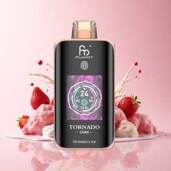Fumot Tornado 25000 Puffs Mansikkajää 700mAh Akku Tukkukauppa Suomi