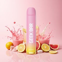 GEEK BAR Meloso 600 Puhallus Kertakäyttöinen Höyrystin Vaaleanpunainen Sitruunalimsa 20mg Tukkukauppa Suomi