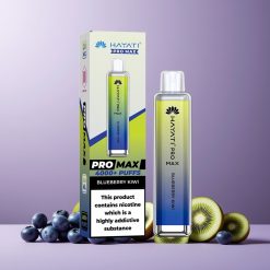 Hayati Pro Max 4000 Puffs Kertakäyttöinen Höyrystin Mustikka-Kiivi 2% Nicotine Tukkukauppa Suomi