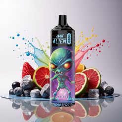JNR Alien 10000 Puffs Mustajää LED Tukkukauppa Suomi