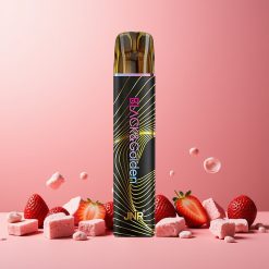 JNR Black&Golden 600+200 Puhallus Mansikkajää 550mAh Tukkukauppa Suomi