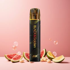 JNR Black&Golden 600+200 Puhallusta Vesimeloni Bubble Gum 550mAh Tukkukauppa Suomi