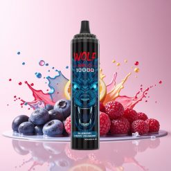 JNR Wolf Niplo 10000 Pussit MustikkakirsikkaKarpalo 20ml Tukkukauppa Suomi