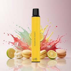 LIO Mini 600 Pussit Kertakäyttöinen Höyrystin Sitruuna Macaron 400mAh Tukkukauppa Suomi