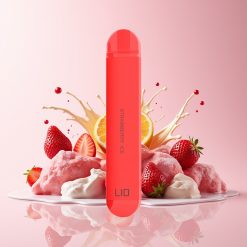 LIO NANO X 600 Pussit Kertakäyttöinen Höyrystin Mansikkajää 500mAh Tukkukauppa Suomi