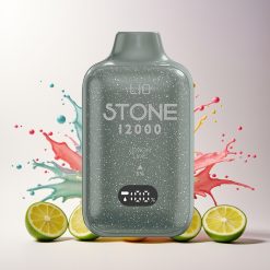 LIO Stone 12000 Puhallus Kertakäyttöinen Höyrystin Sitruuna Lime 18ML Tukkukauppa Suomi