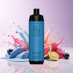 RandM Fumot Shisha 10000 Puffs Mustikkakuplakumi 18ml Tukkukauppa Suomi