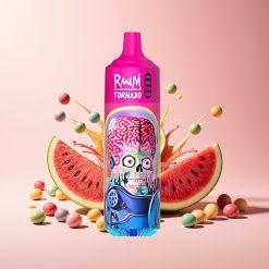 RandM Fumot Tornado 9000 Puffs Vesimeloni Skittles 54 Makua Tukkukauppa Suomi