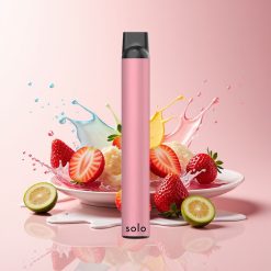 Solo 1000 Puffs 3,5ml Kertakäyttöinen Höyrystin Mansikka Mint Tukkukauppa Suomi