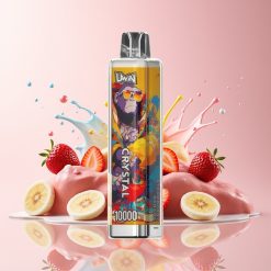 UWIN Crystal 10000 Puffs Mansikka Banaani RGB Tukkukauppa Suomi