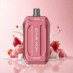VEIIK MICKO SPACE 7000 Puffs Mansikkajää 18ml Tukkukauppa Suomi