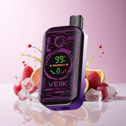 VEIIK SPACE MIST 25000 Puhallus Kertakäyttöinen Höyrystin Viileä Viinirypäle DUAL MESH COIL Tukkukauppa Suomi