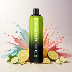 VEIIK SPACE TUBE 20000 Puffaa Kertakäyttöinen Vape Sitruuna Minttu 22ml Tukkukauppa Suomi