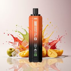 VEIIK SPACE TUBE 20000 Pussit Kertakäyttöinen Höyrystin Mansikkajää 22ml Tukkukauppa Suomi