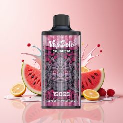 VapSolo Super 15000 Puff Vadelma Vesimeloni 850mah Tukkukauppa Suomi