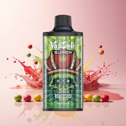 VapSolo Super 15000 Puffs Kertakäyttöinen Höyrystin Skittles 40ml Tukkukauppa Suomi