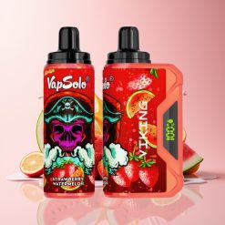 VapSolo VIKING 12000 Puffs Mansikka-Arbuusi 22ml Tukkukauppa Suomi